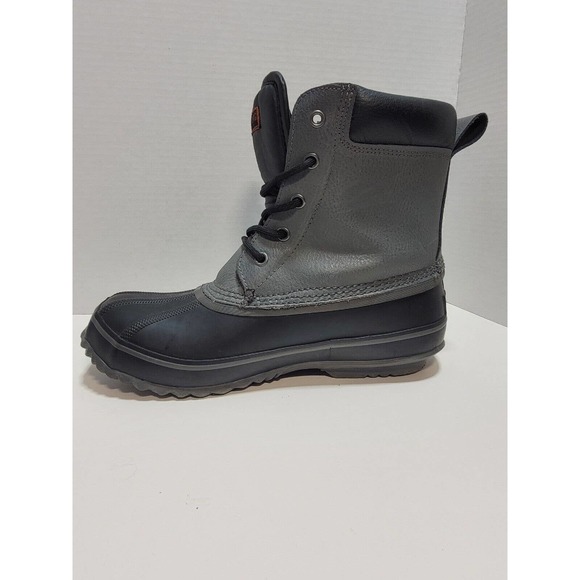 London Fog Ashford Waterproof Shell 3M Duck Boots Grey PG5510 Mens Size 8 M - Picture 10 of 11